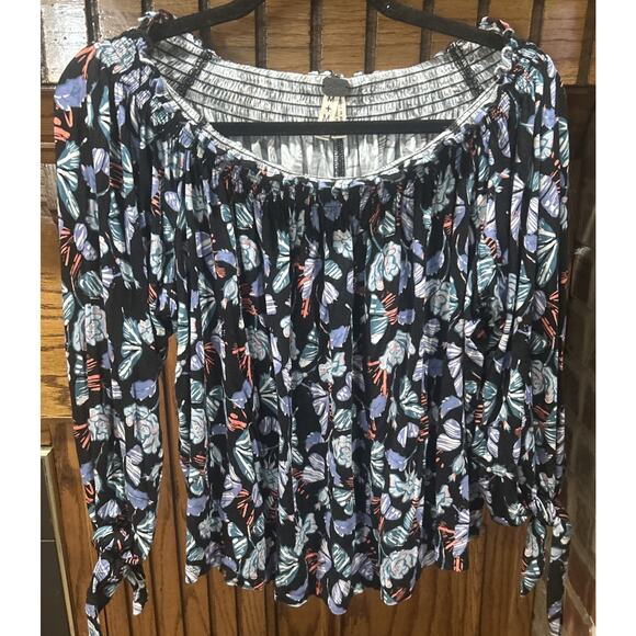 Free People Lexington Off-the-Shoulder Top Medium - Picture 1 of 4